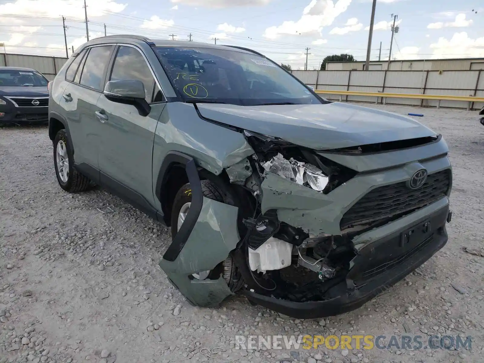 1 Photograph of a damaged car JTMW1RFVXLD059066 TOYOTA RAV4 2020