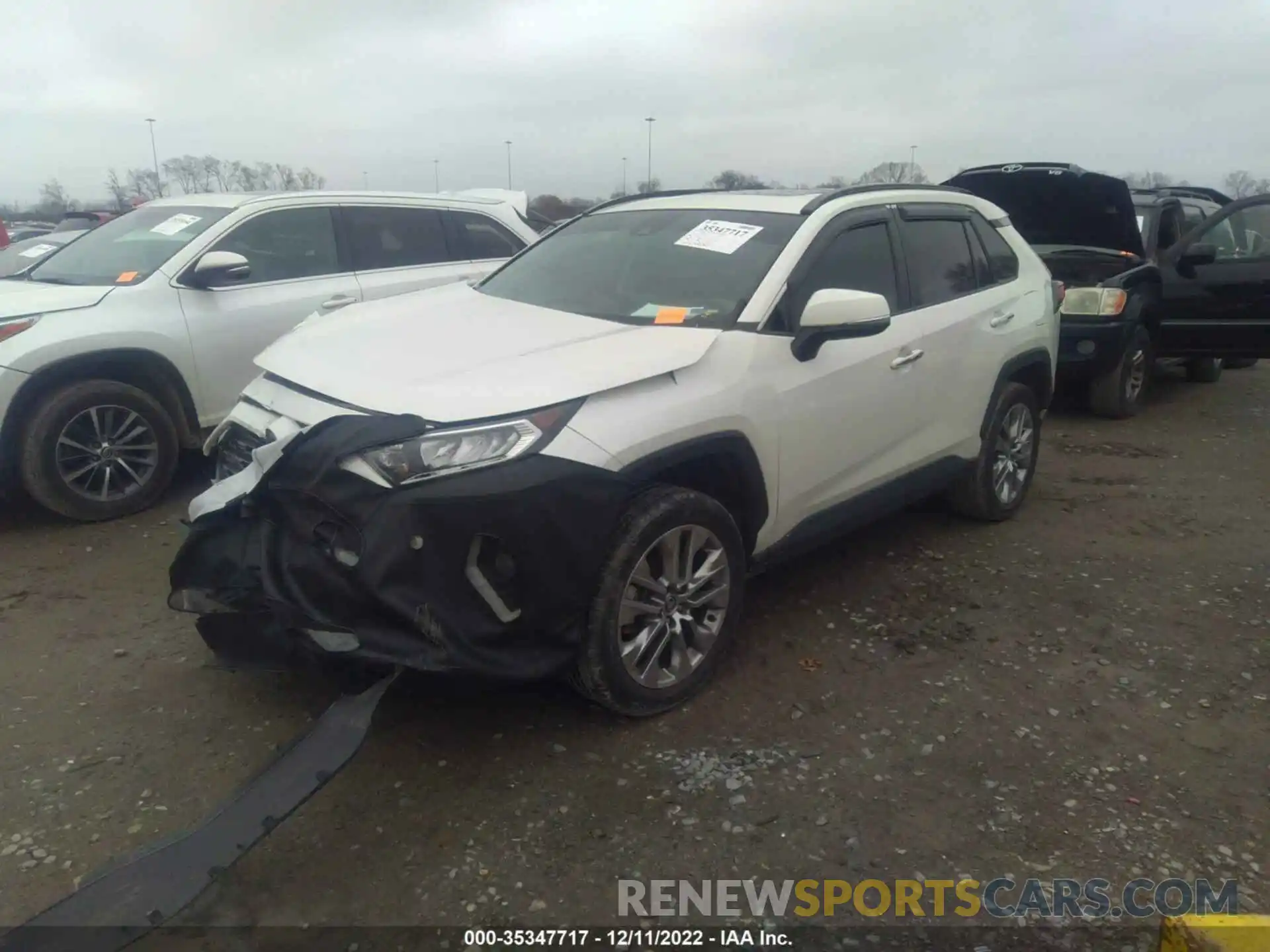 2 Photograph of a damaged car JTMY1RFV3LD060357 TOYOTA RAV4 2020