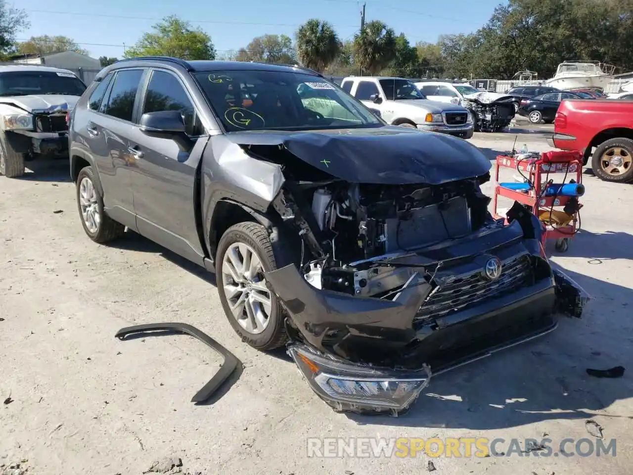 1 Photograph of a damaged car JTMY1RFV4LD044829 TOYOTA RAV4 2020