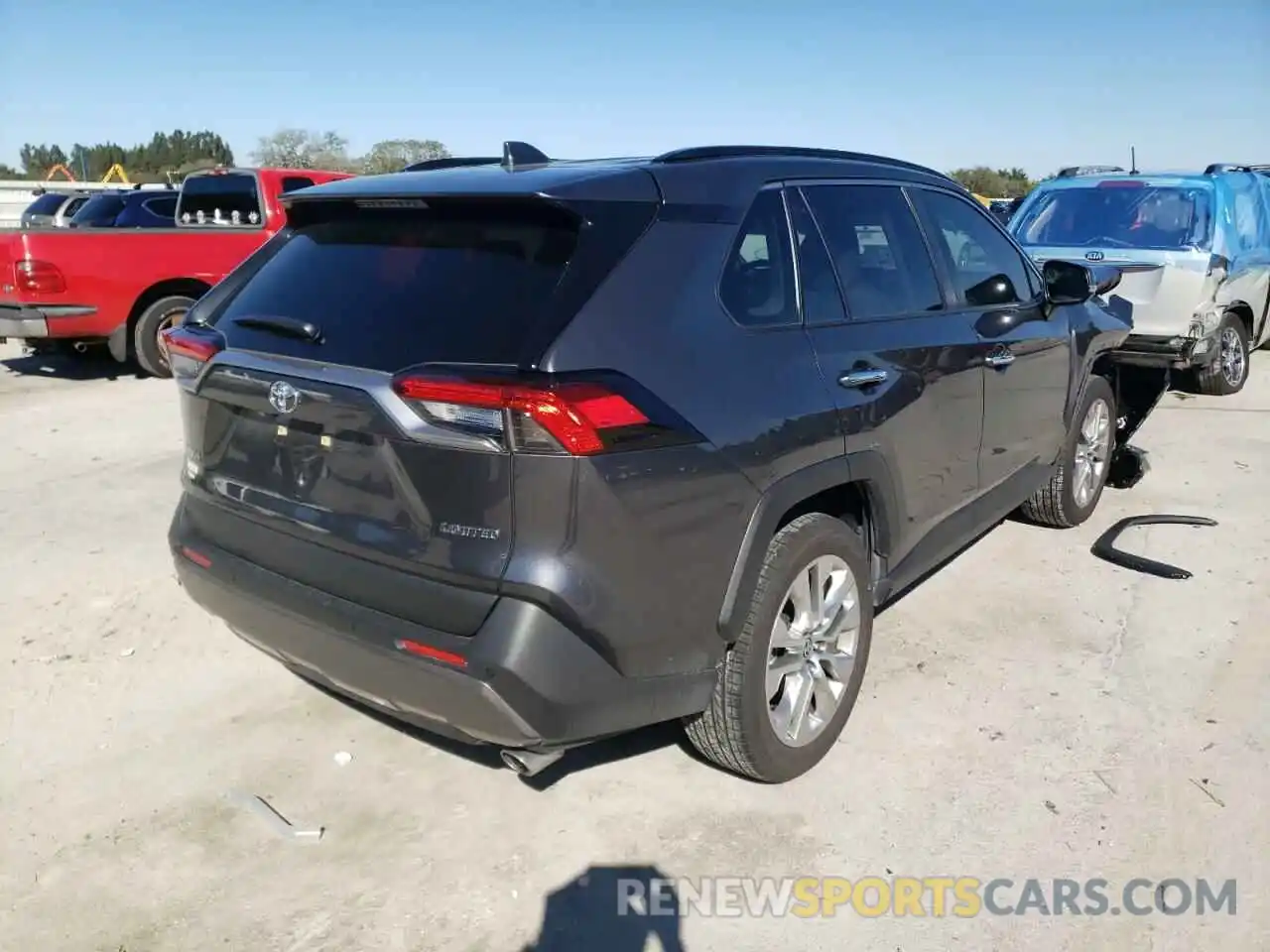 4 Photograph of a damaged car JTMY1RFV4LD044829 TOYOTA RAV4 2020