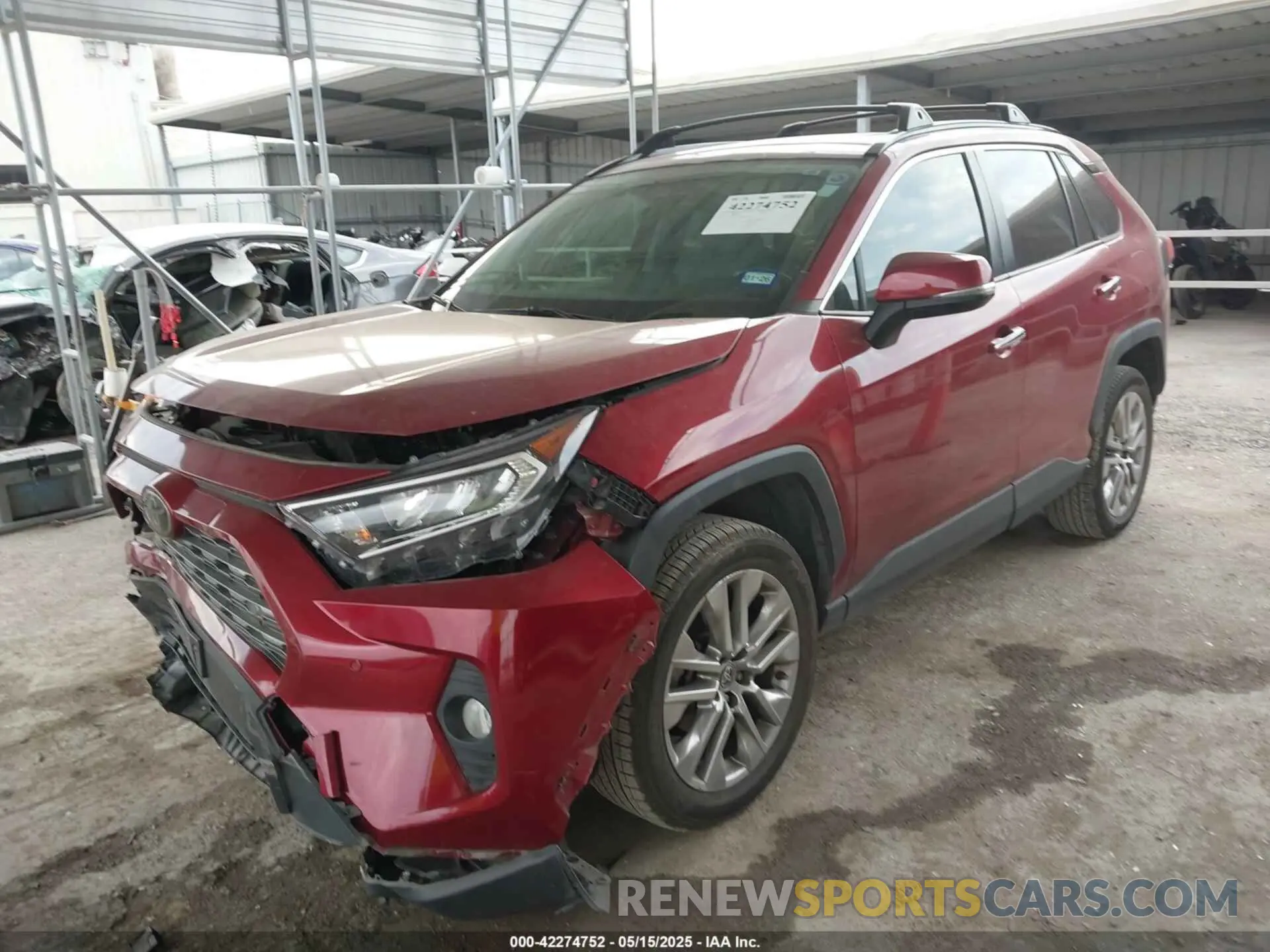 2 Photograph of a damaged car JTMY1RFV4LD047729 TOYOTA RAV4 2020
