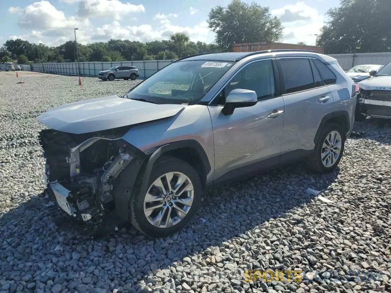 1 Photograph of a damaged car JTMY1RFV6LD519767 TOYOTA RAV4 2020