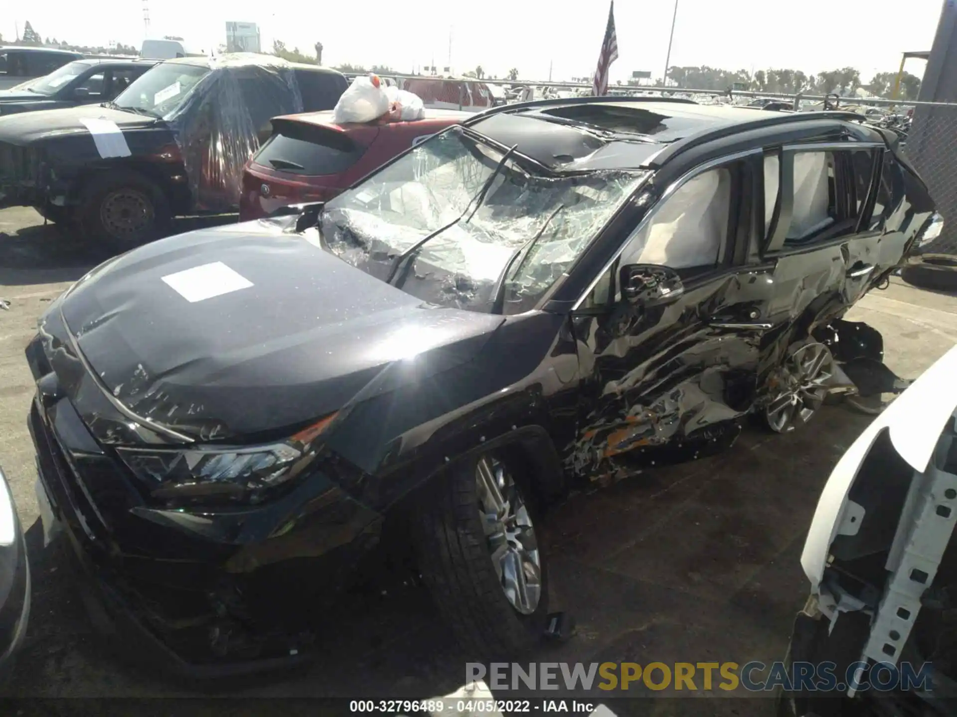 2 Photograph of a damaged car JTMY1RFV6LD520028 TOYOTA RAV4 2020