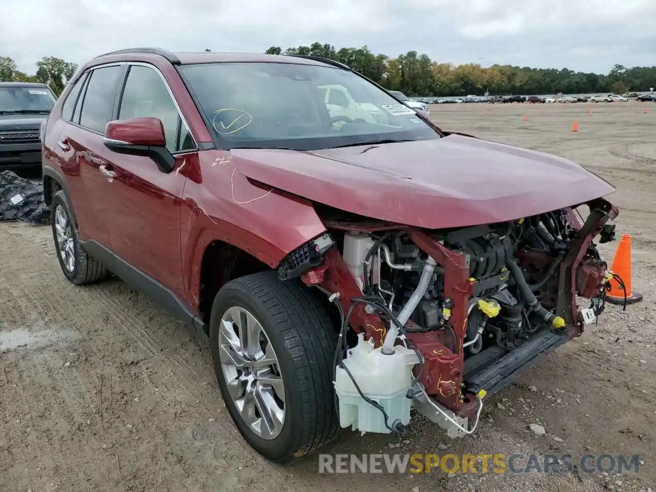 1 Photograph of a damaged car JTMY1RFV8LD519060 TOYOTA RAV4 2020