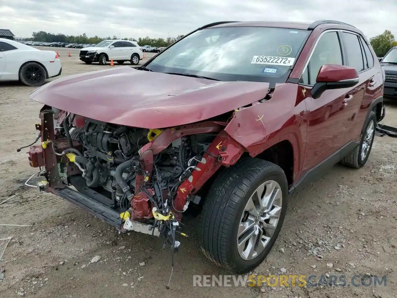 2 Photograph of a damaged car JTMY1RFV8LD519060 TOYOTA RAV4 2020