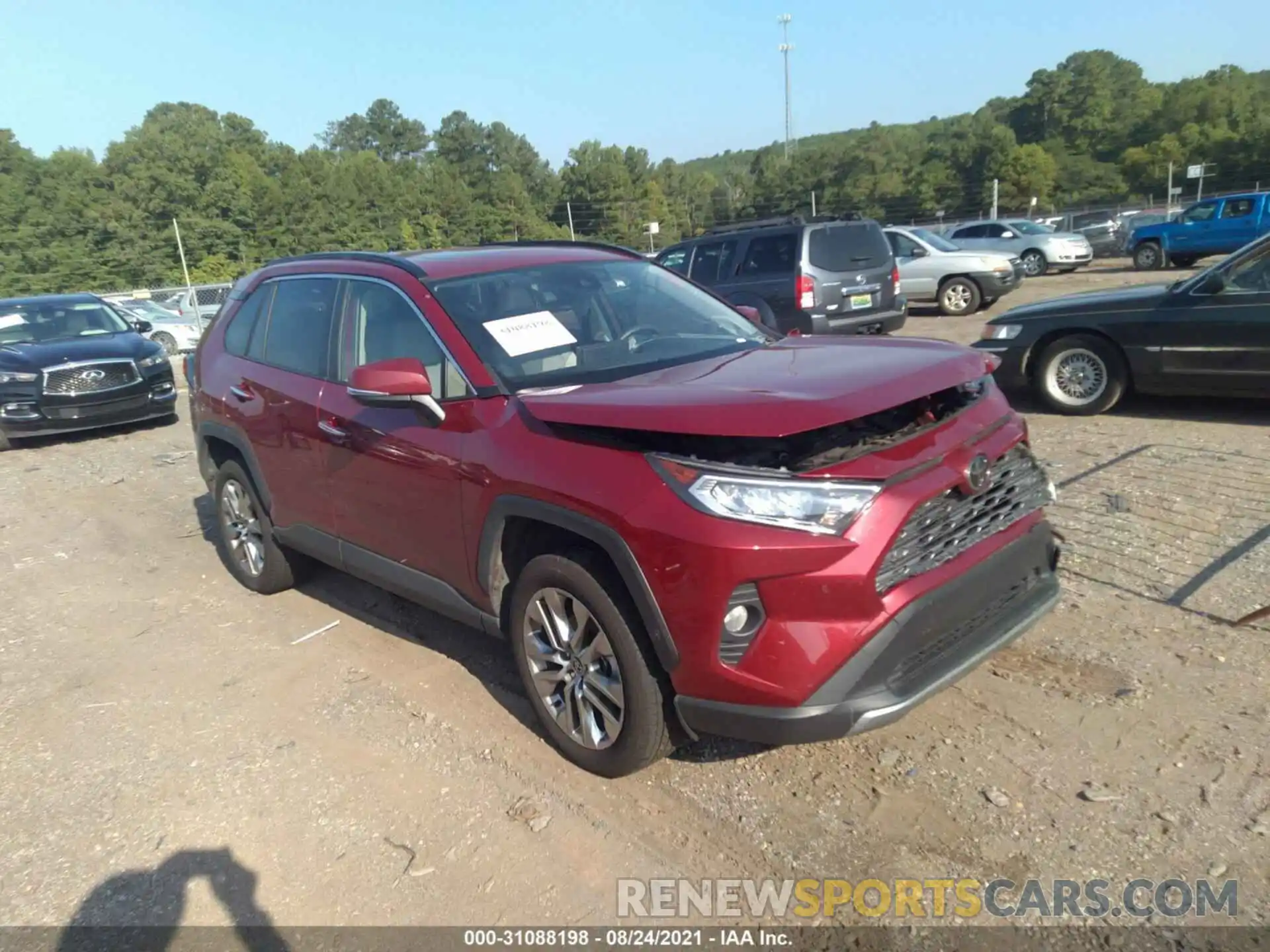 1 Photograph of a damaged car JTMY1RFVXLD052384 TOYOTA RAV4 2020