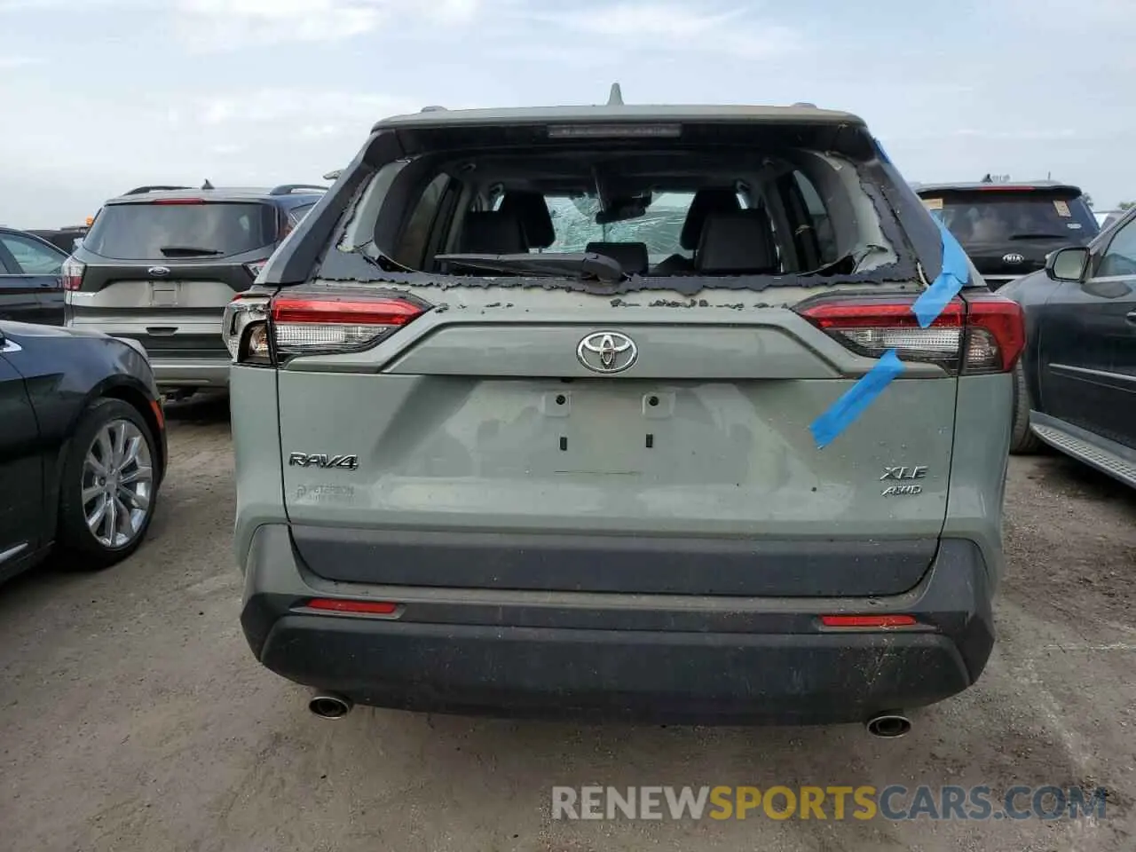 6 Photograph of a damaged car 2T3A1RFV0MW184091 TOYOTA RAV4 2021
