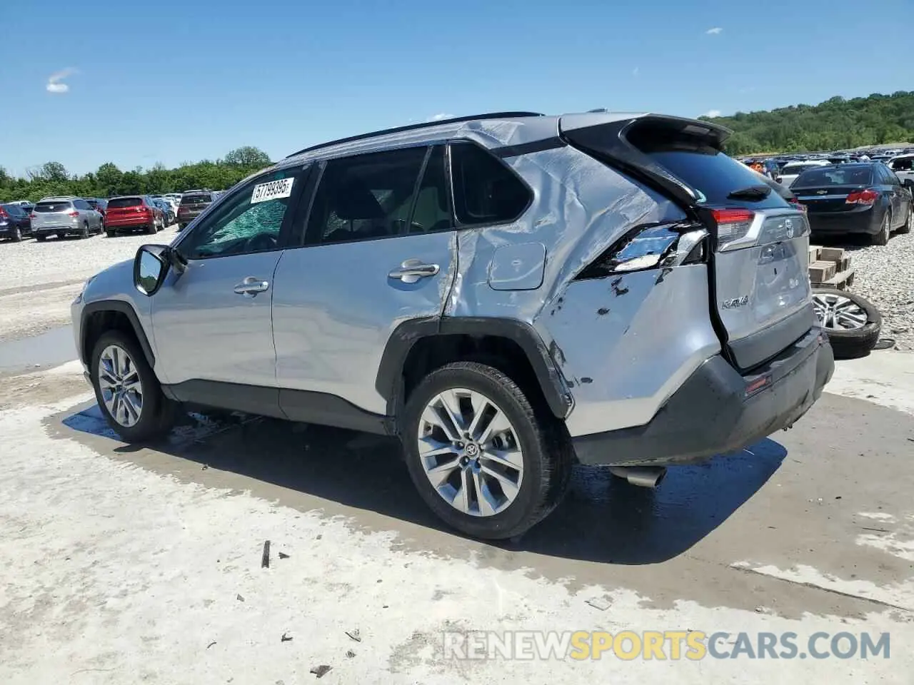 2 Photograph of a damaged car 2T3A1RFV1MC252352 TOYOTA RAV4 2021