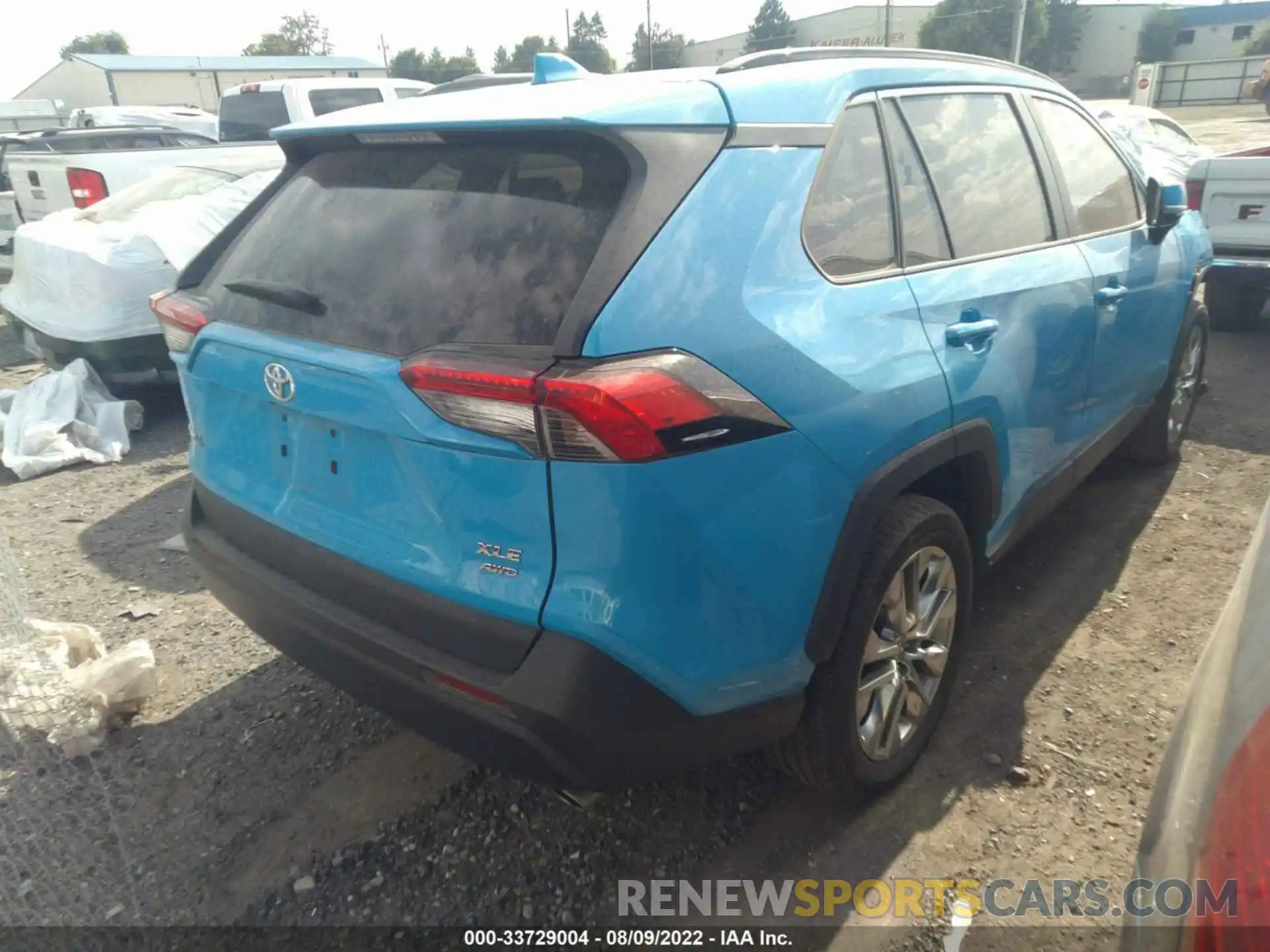 4 Photograph of a damaged car 2T3A1RFV1MW175416 TOYOTA RAV4 2021