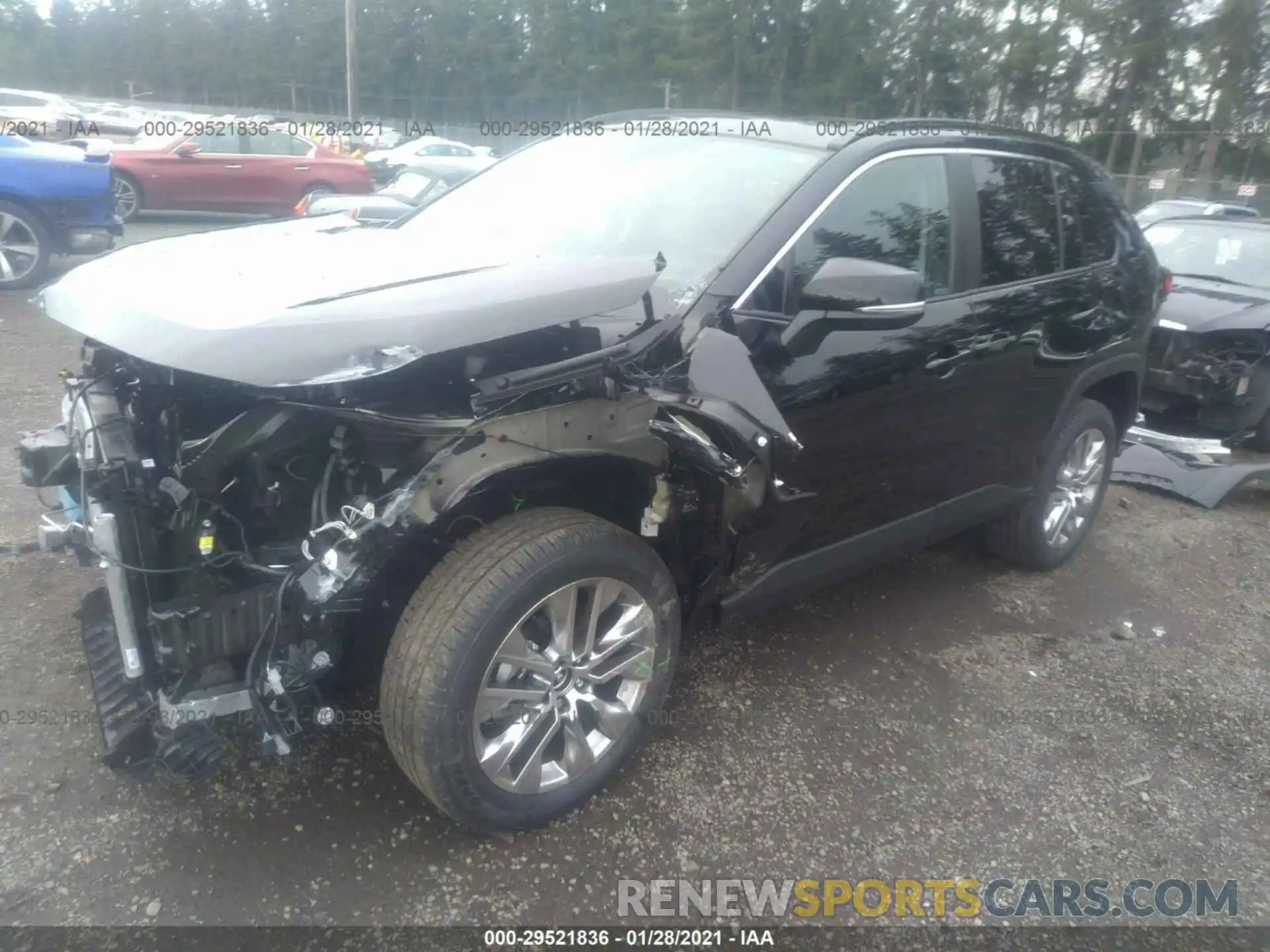 2 Photograph of a damaged car 2T3A1RFV2MC170873 TOYOTA RAV4 2021