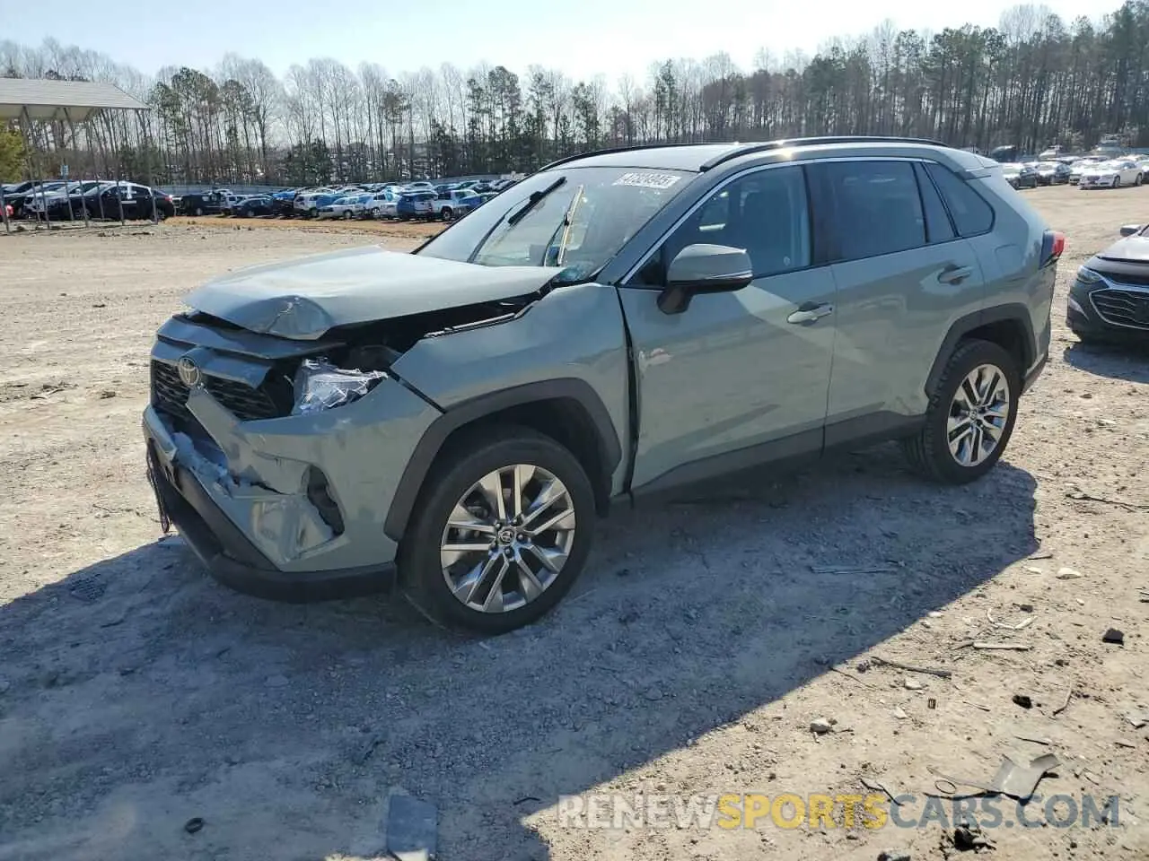 1 Photograph of a damaged car 2T3A1RFV2MW189504 TOYOTA RAV4 2021