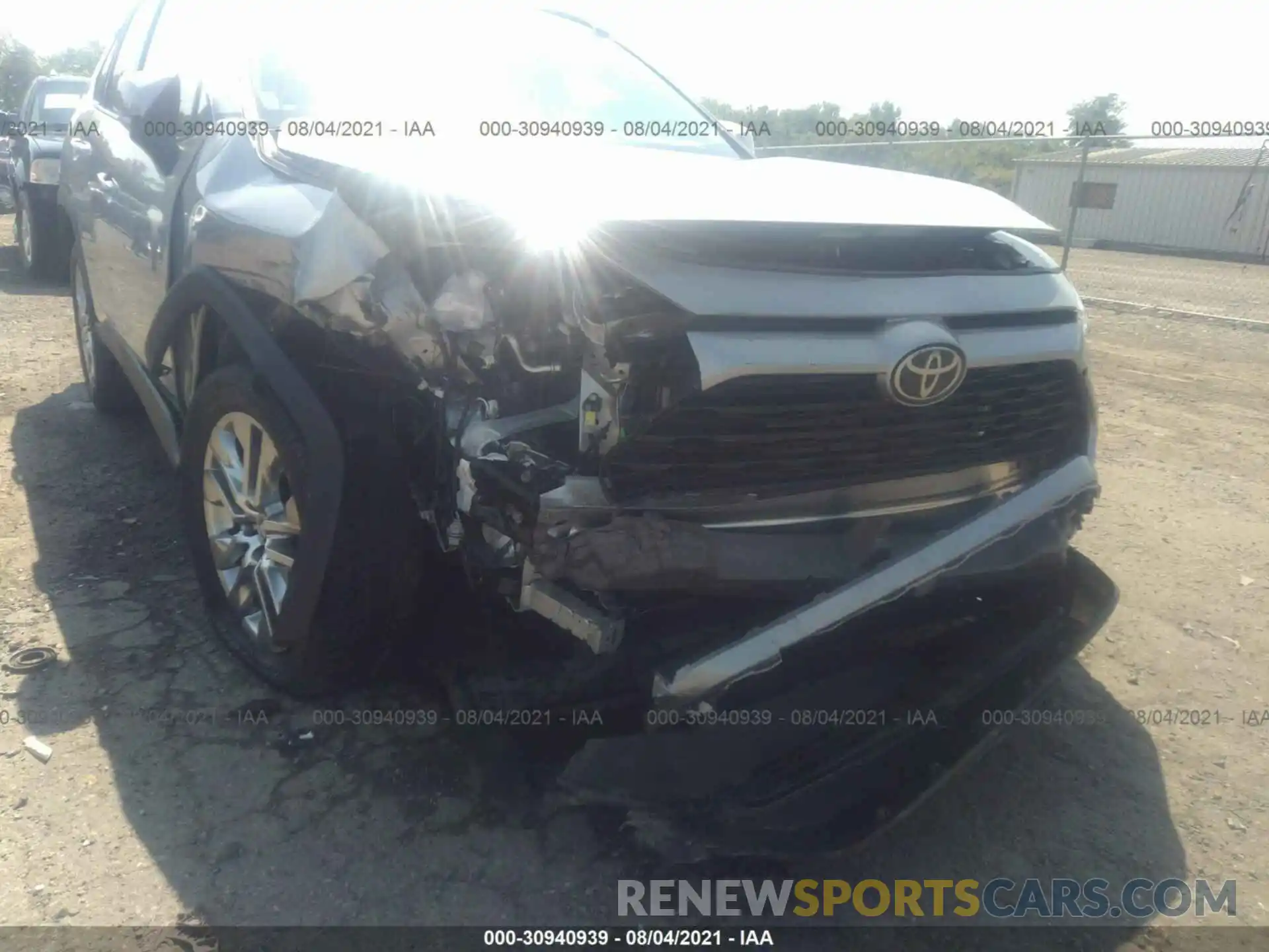 6 Photograph of a damaged car 2T3A1RFV3MW159881 TOYOTA RAV4 2021