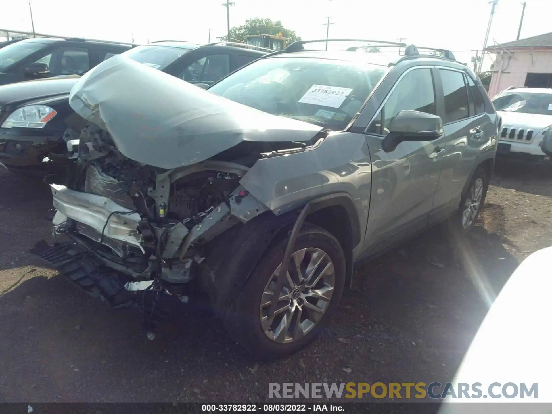 2 Photograph of a damaged car 2T3A1RFV3MW199202 TOYOTA RAV4 2021