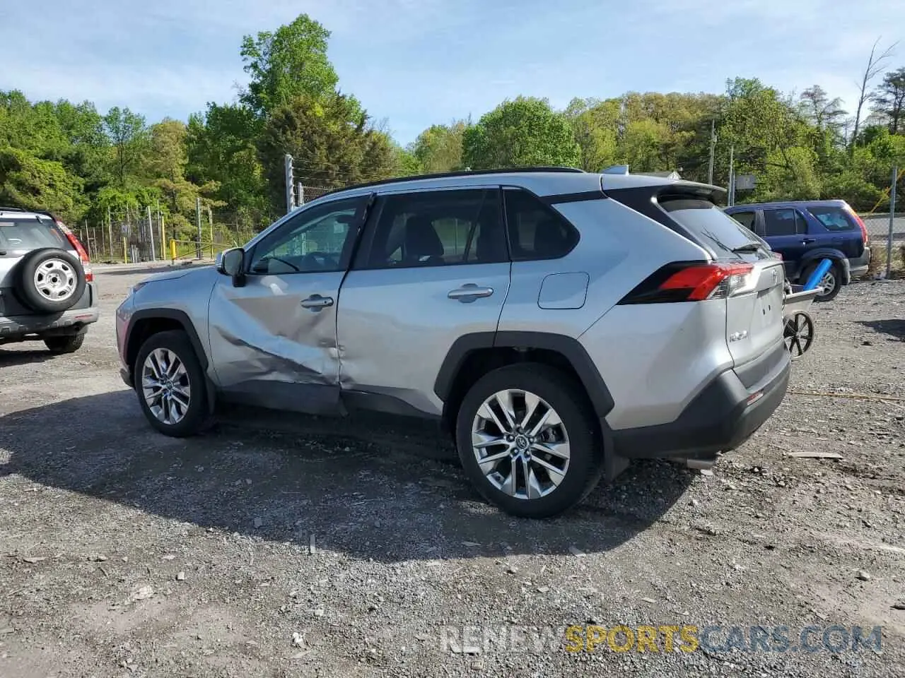2 Photograph of a damaged car 2T3A1RFV4MC148129 TOYOTA RAV4 2021