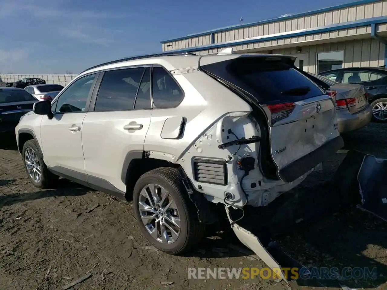 2 Photograph of a damaged car 2T3A1RFV4MW153152 TOYOTA RAV4 2021