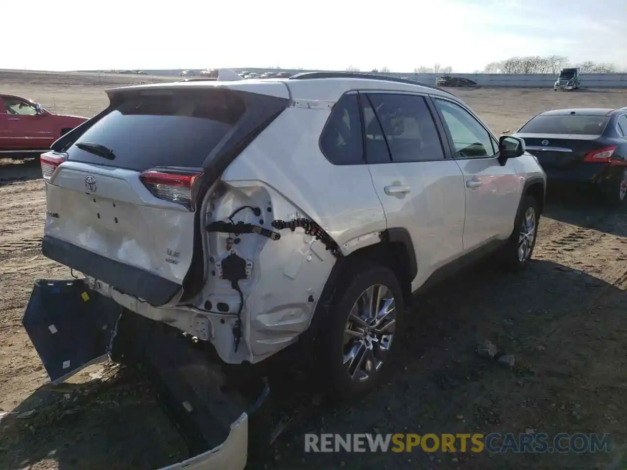 3 Photograph of a damaged car 2T3A1RFV4MW153152 TOYOTA RAV4 2021