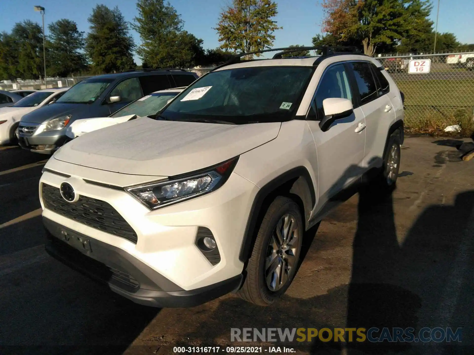 2 Photograph of a damaged car 2T3A1RFV4MW179850 TOYOTA RAV4 2021