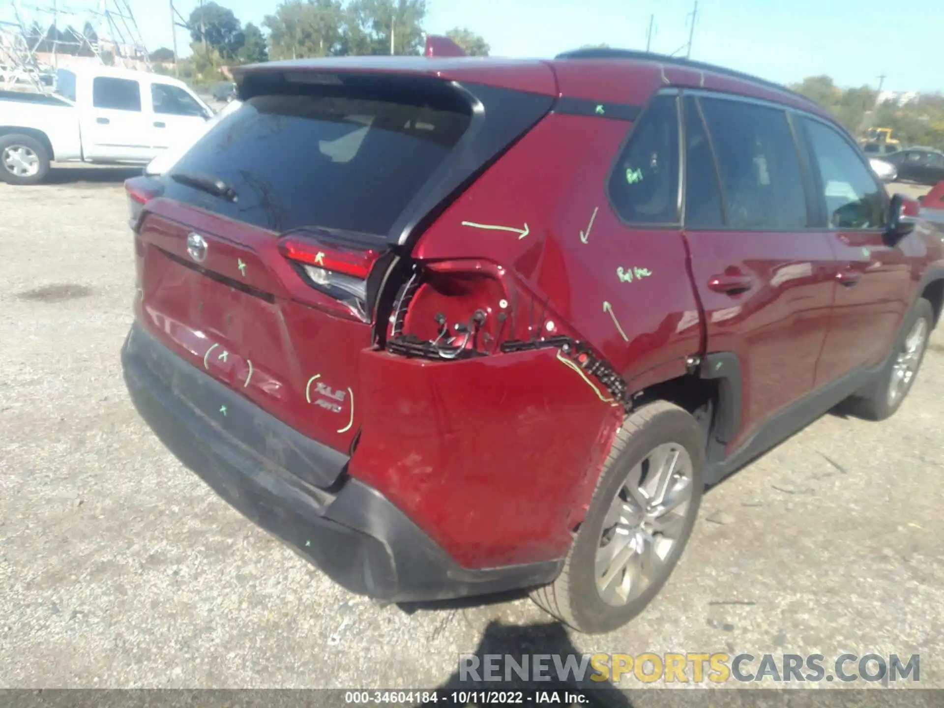 6 Photograph of a damaged car 2T3A1RFV4MW180142 TOYOTA RAV4 2021