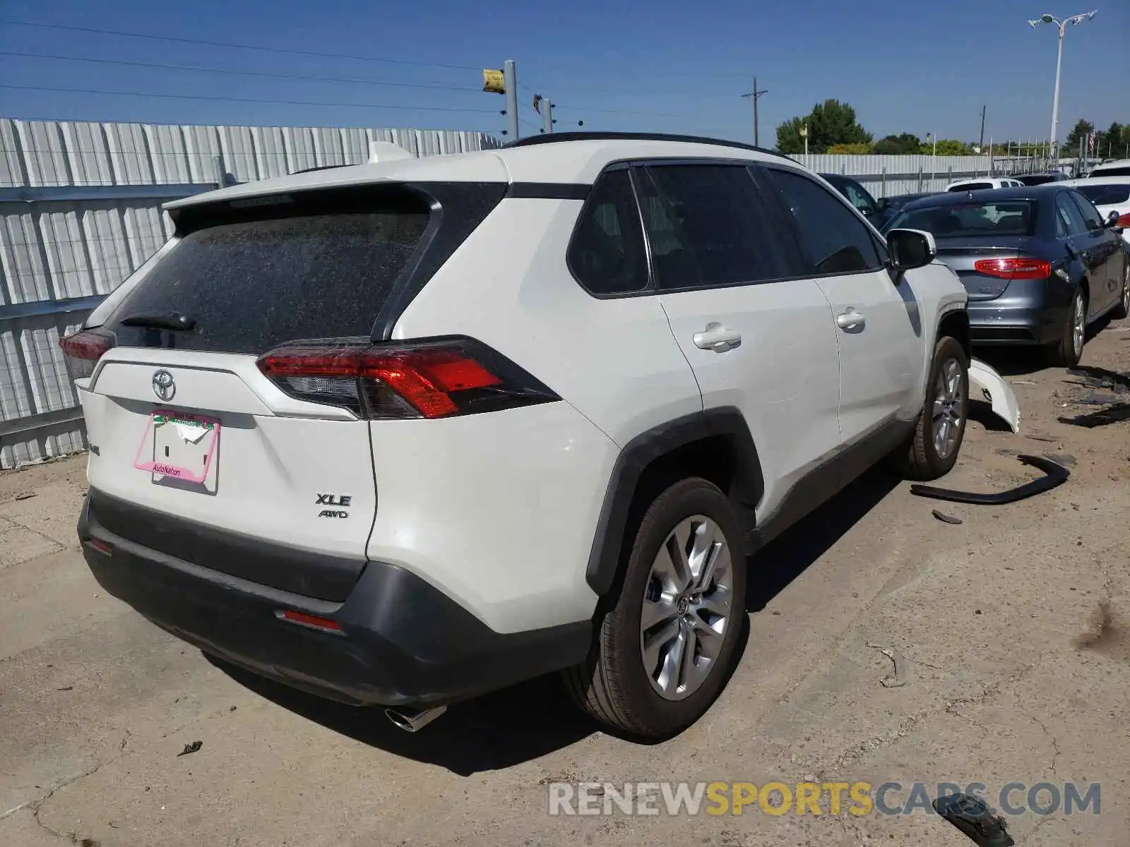 4 Photograph of a damaged car 2T3A1RFV4MW208893 TOYOTA RAV4 2021