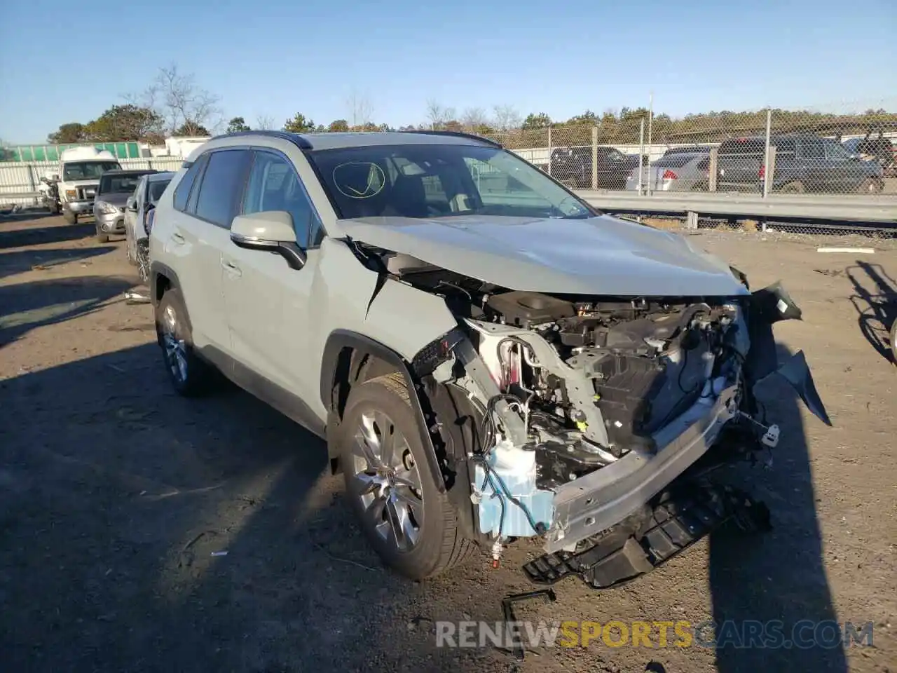 1 Photograph of a damaged car 2T3A1RFV7MW171497 TOYOTA RAV4 2021