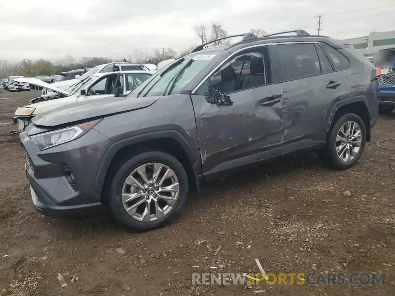 1 Photograph of a damaged car 2T3A1RFV7MW223744 TOYOTA RAV4 2021