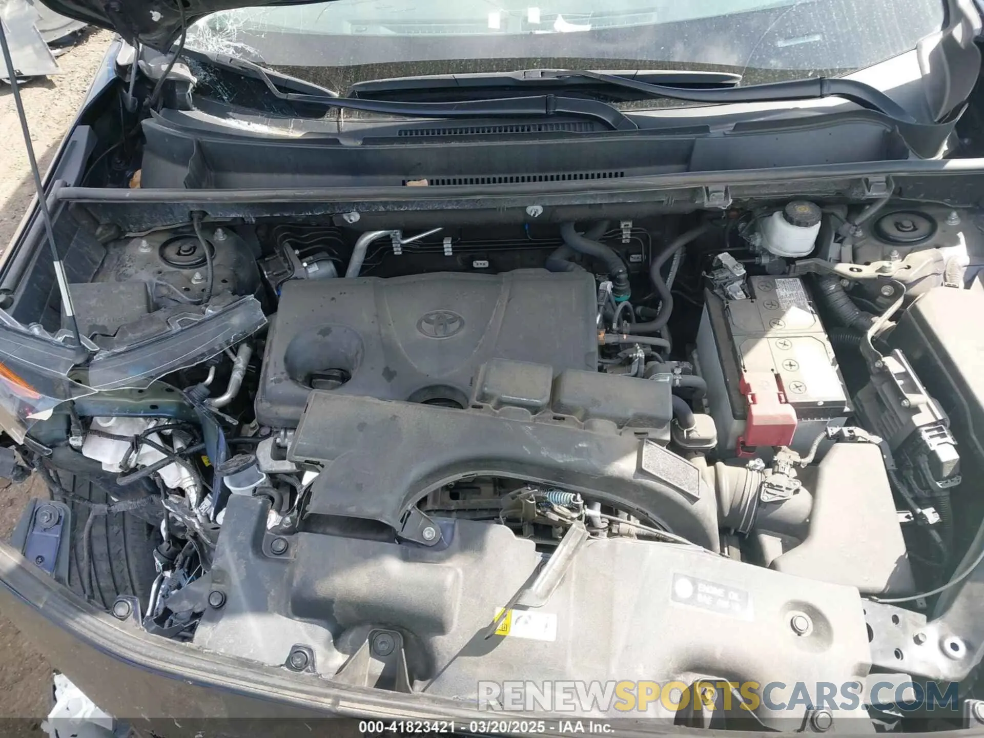 10 Photograph of a damaged car 2T3A1RFV7MW233030 TOYOTA RAV4 2021