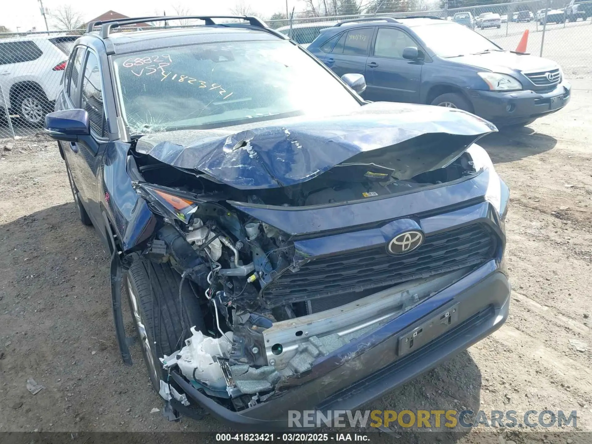 6 Photograph of a damaged car 2T3A1RFV7MW233030 TOYOTA RAV4 2021