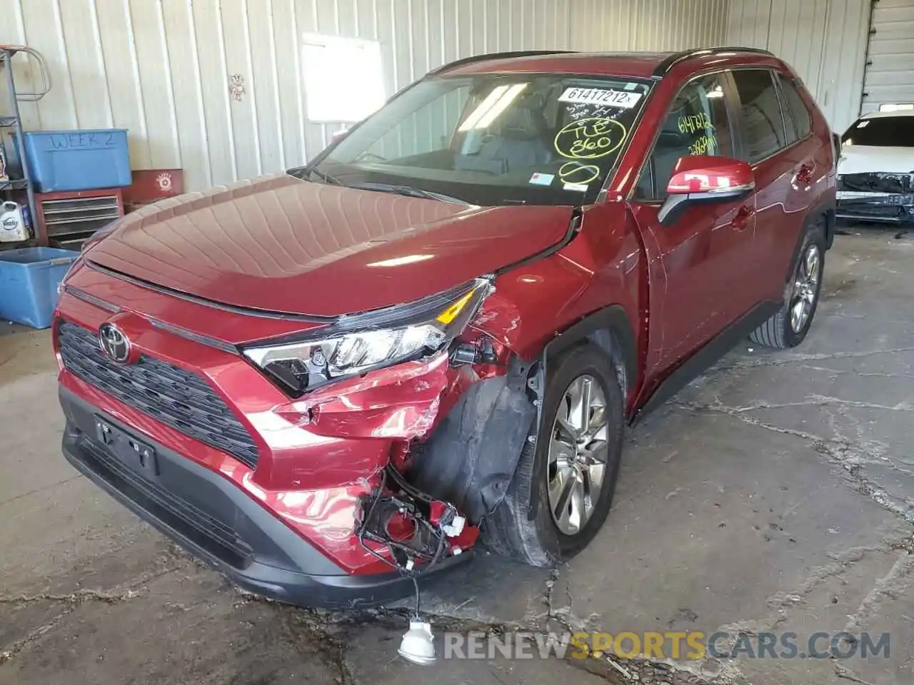 9 Photograph of a damaged car 2T3A1RFV7MW246439 TOYOTA RAV4 2021