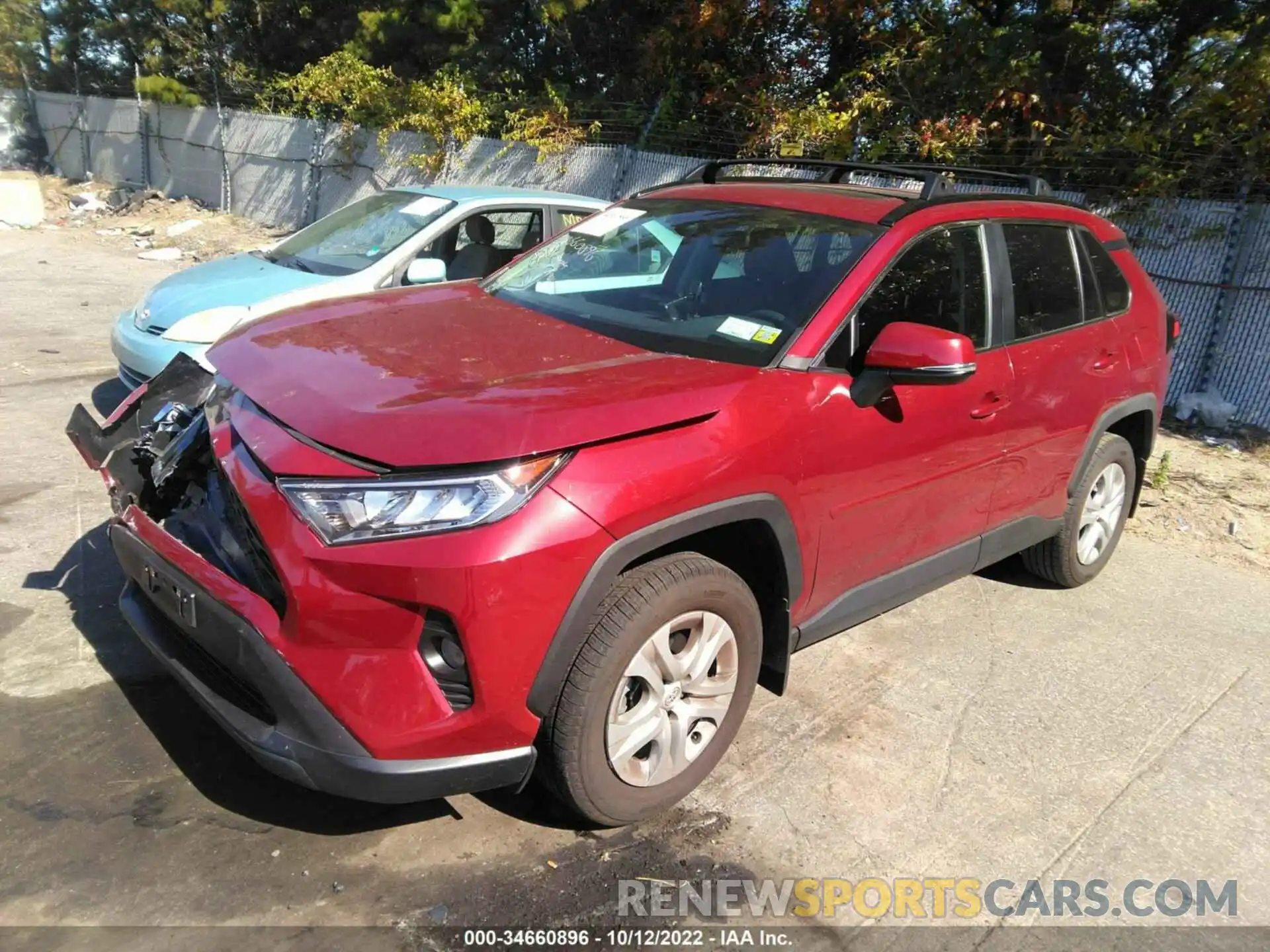 2 Photograph of a damaged car 2T3A1RFV8MW203244 TOYOTA RAV4 2021