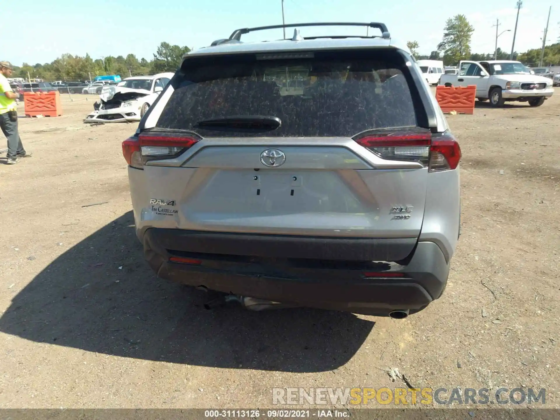 6 Photograph of a damaged car 2T3A1RFV9MC188397 TOYOTA RAV4 2021