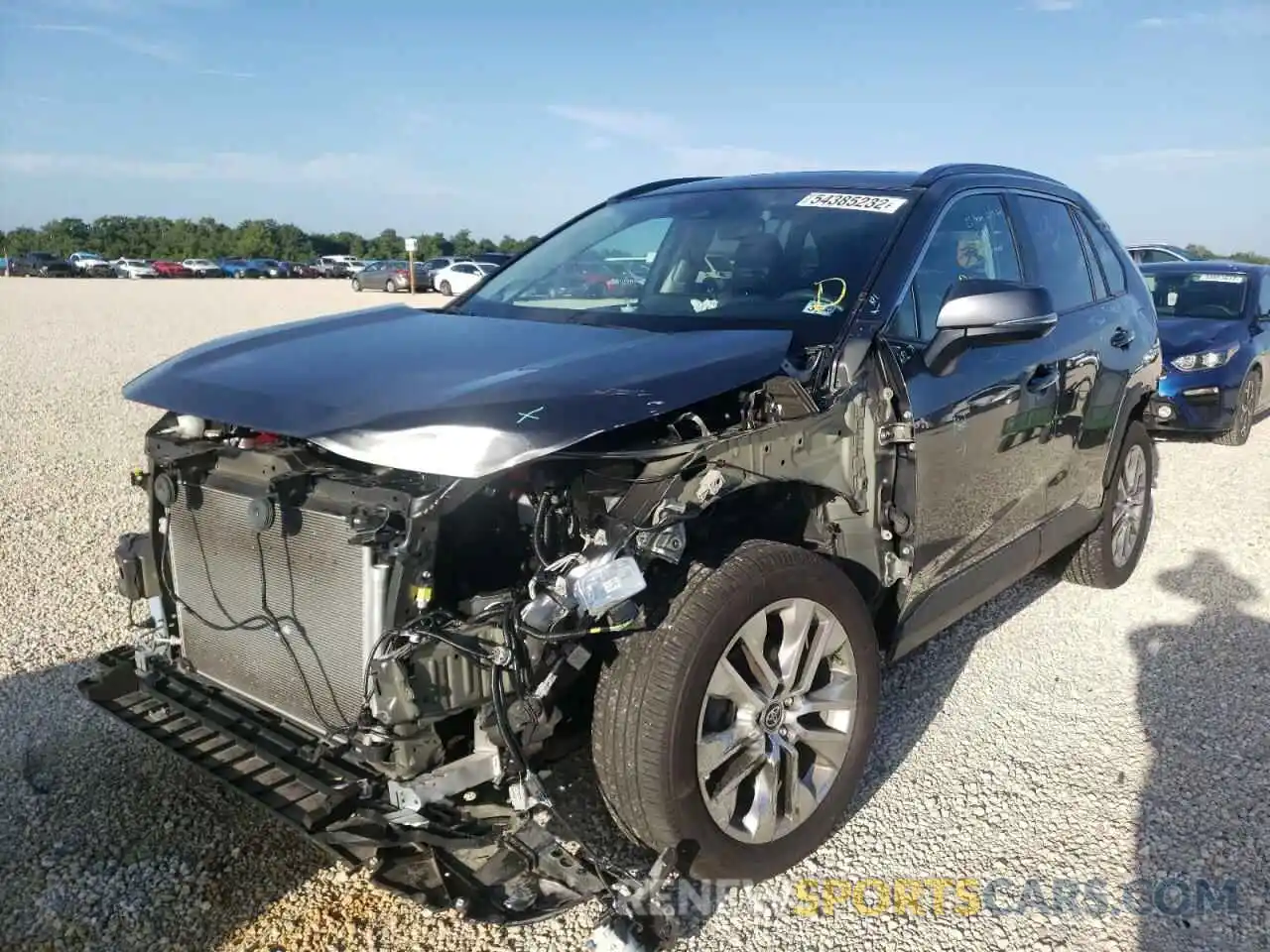 2 Photograph of a damaged car 2T3A1RFV9MC191266 TOYOTA RAV4 2021