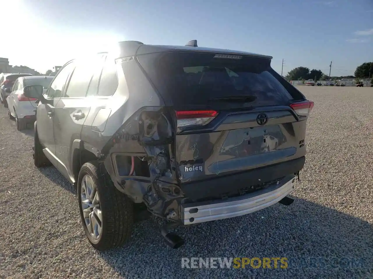 3 Photograph of a damaged car 2T3A1RFV9MC191266 TOYOTA RAV4 2021