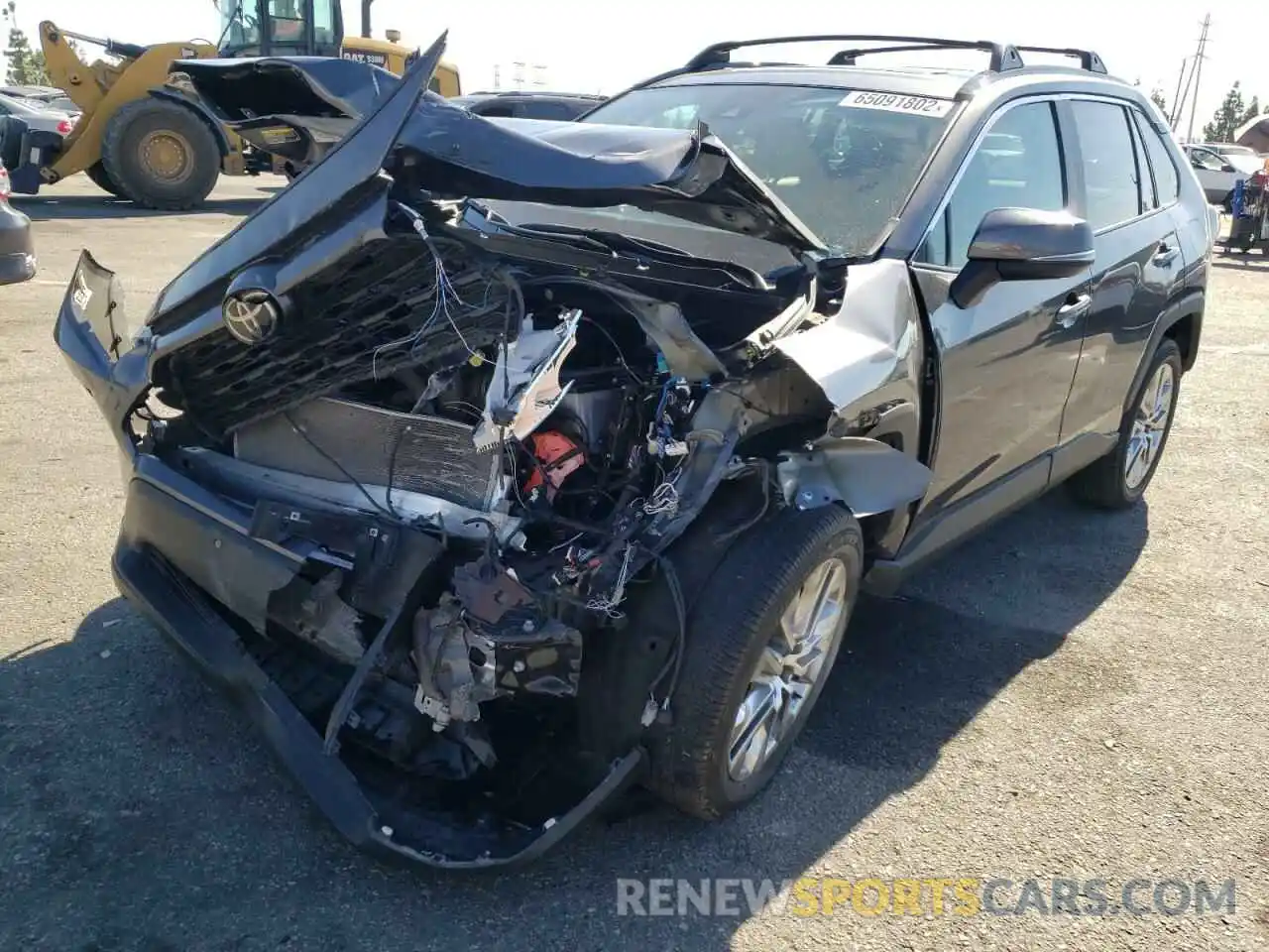 2 Photograph of a damaged car 2T3A1RFV9MC216747 TOYOTA RAV4 2021