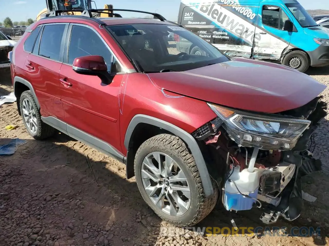 4 Photograph of a damaged car 2T3A1RFV9MW158685 TOYOTA RAV4 2021