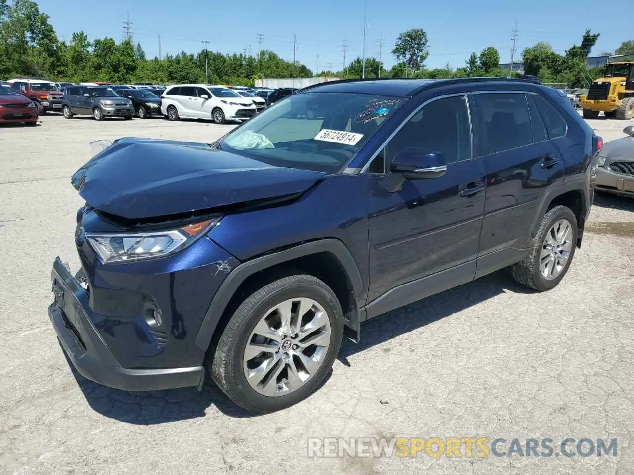 1 Photograph of a damaged car 2T3A1RFV9MW167015 TOYOTA RAV4 2021