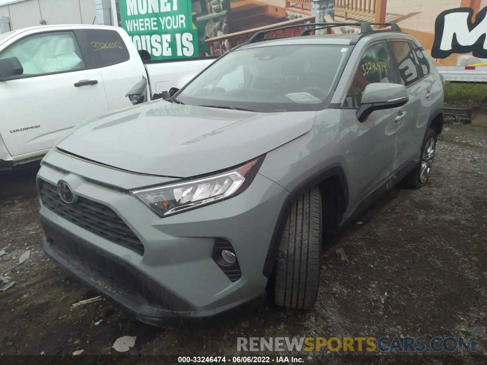 2 Photograph of a damaged car 2T3A1RFV9MW191413 TOYOTA RAV4 2021