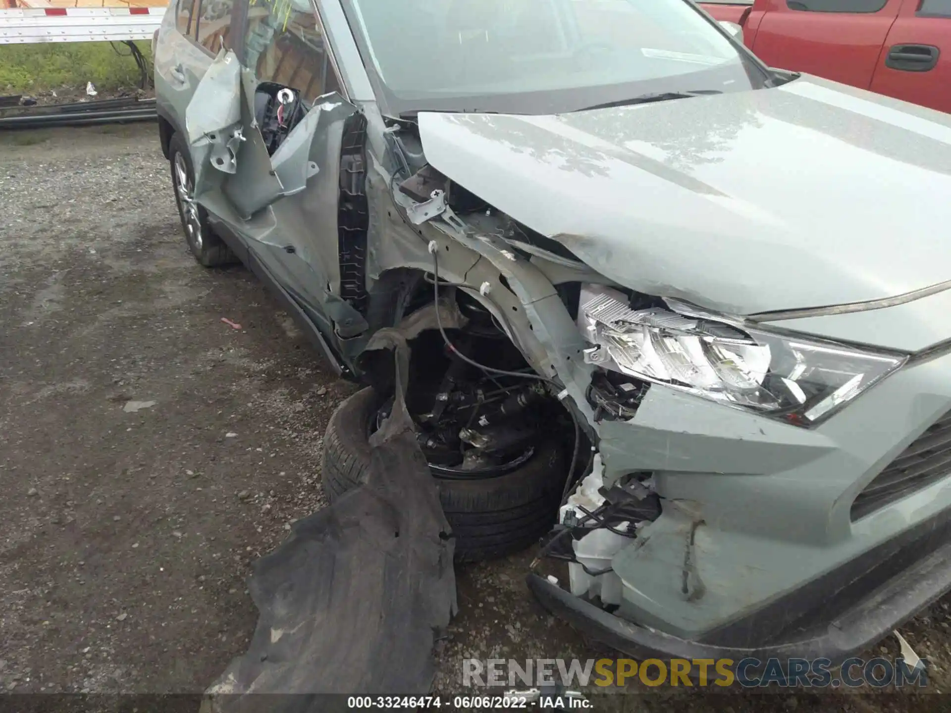 6 Photograph of a damaged car 2T3A1RFV9MW191413 TOYOTA RAV4 2021