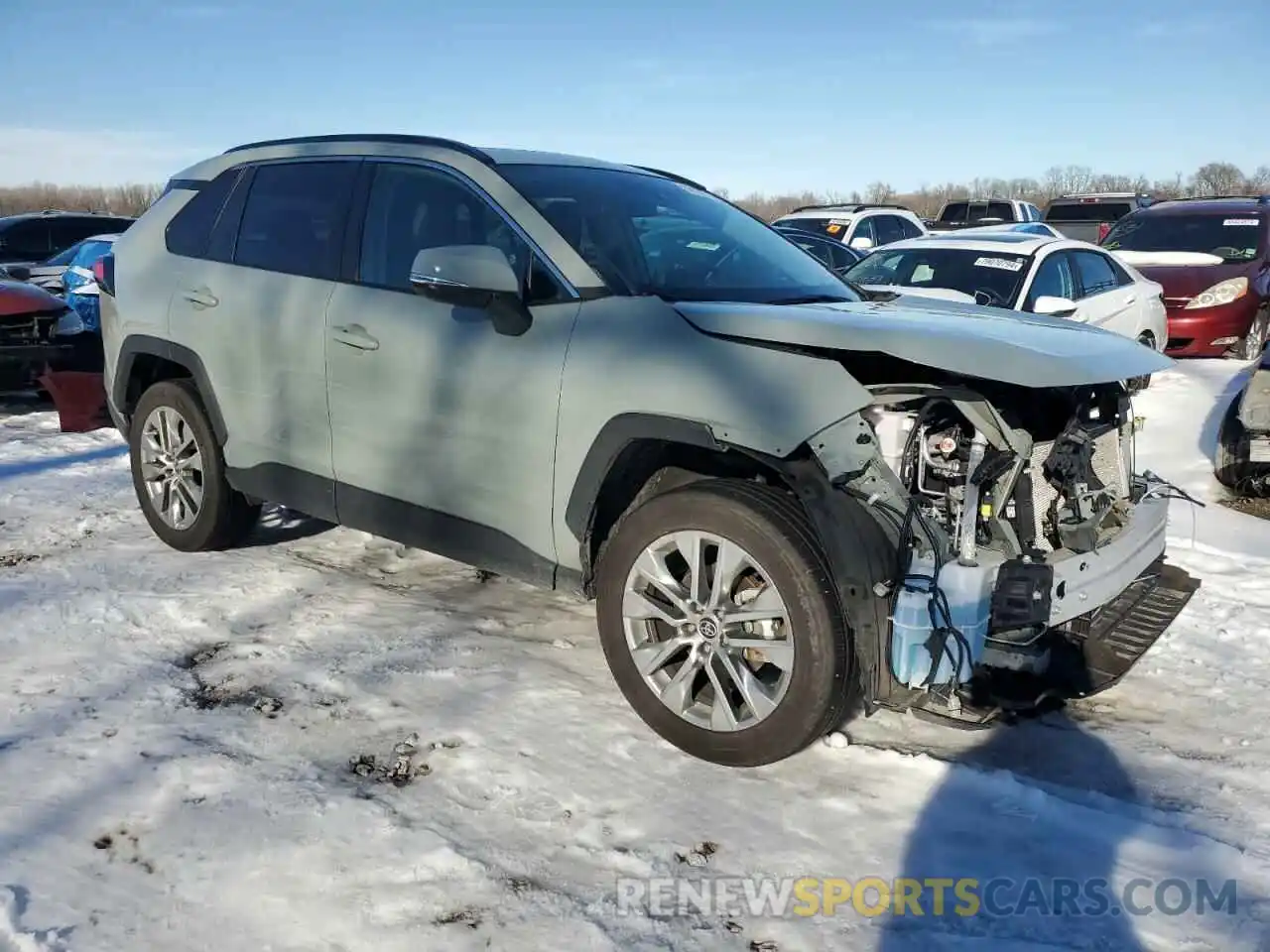 4 Photograph of a damaged car 2T3A1RFV9MW208551 TOYOTA RAV4 2021