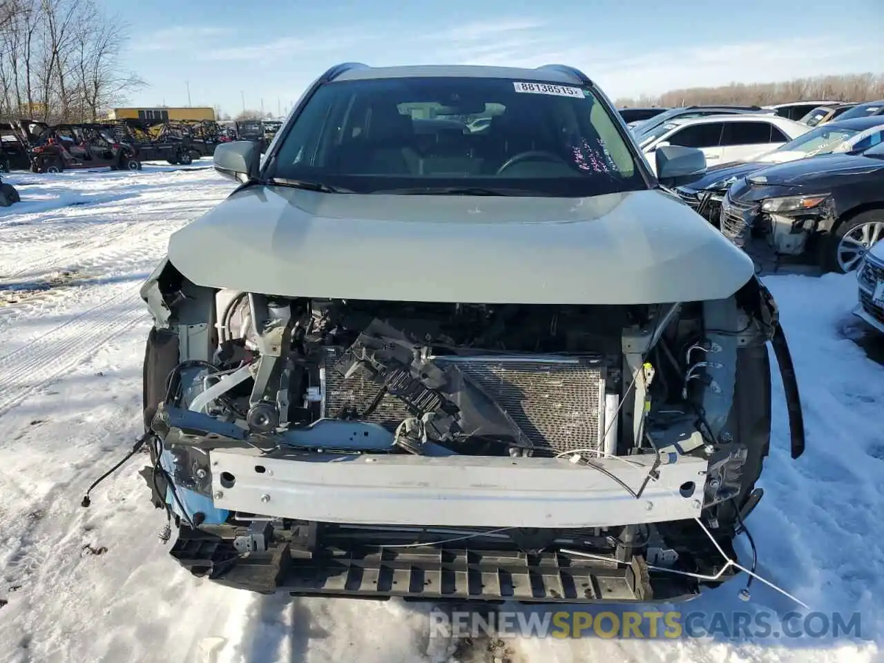 5 Photograph of a damaged car 2T3A1RFV9MW208551 TOYOTA RAV4 2021