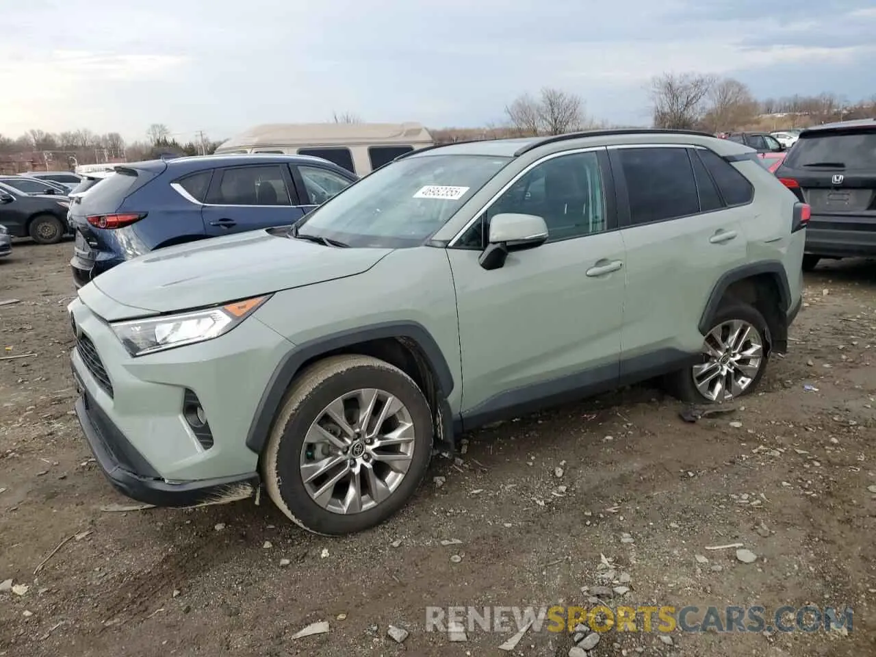 1 Photograph of a damaged car 2T3A1RFV9MW235409 TOYOTA RAV4 2021