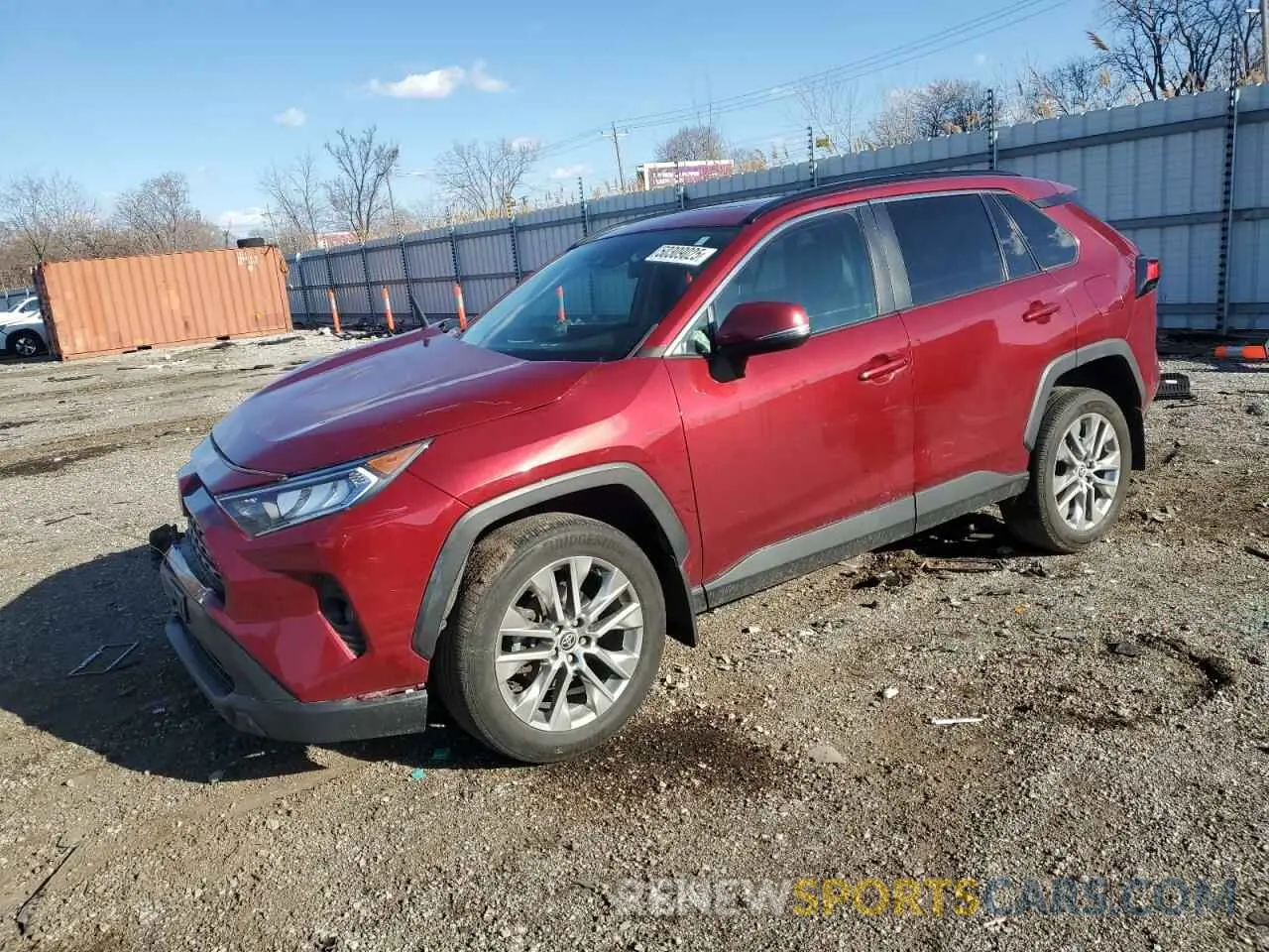 1 Photograph of a damaged car 2T3A1RFVXMW173762 TOYOTA RAV4 2021