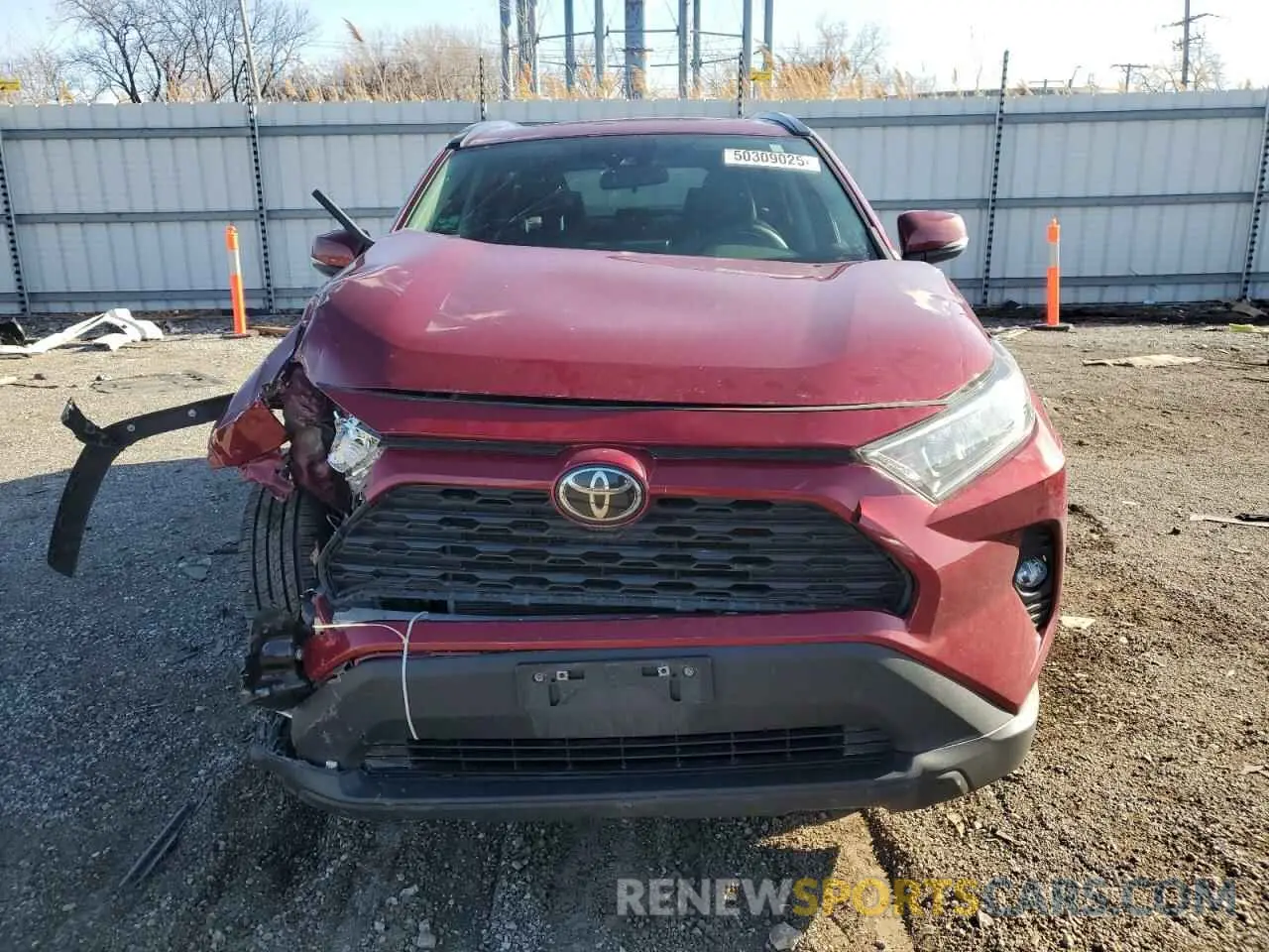 5 Photograph of a damaged car 2T3A1RFVXMW173762 TOYOTA RAV4 2021