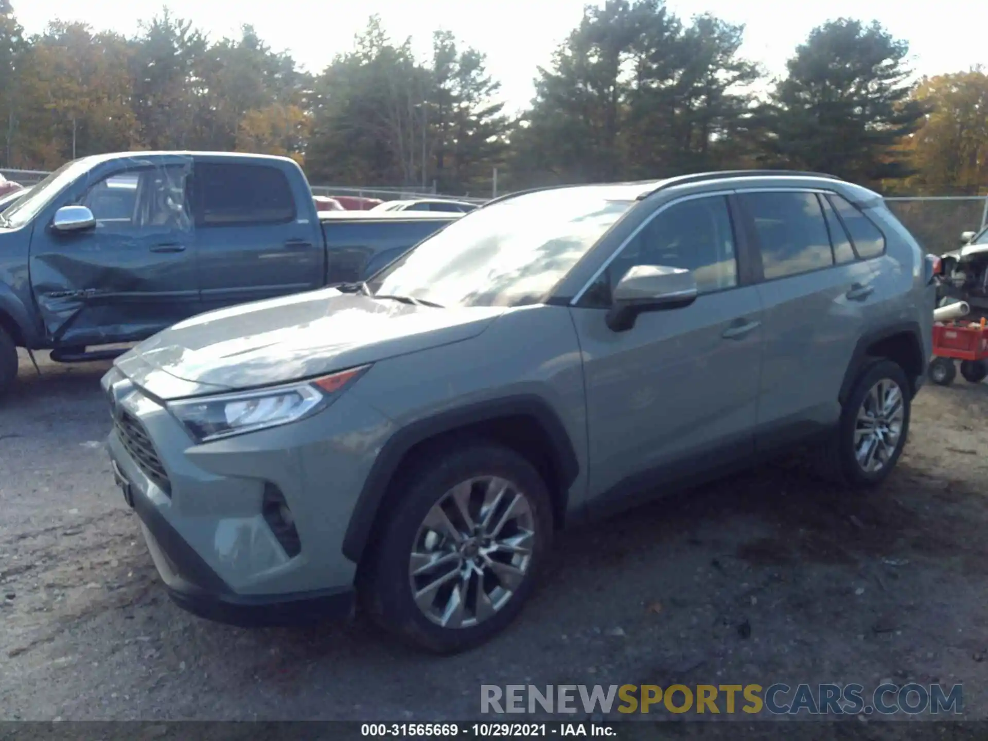 2 Photograph of a damaged car 2T3A1RFVXMW198192 TOYOTA RAV4 2021