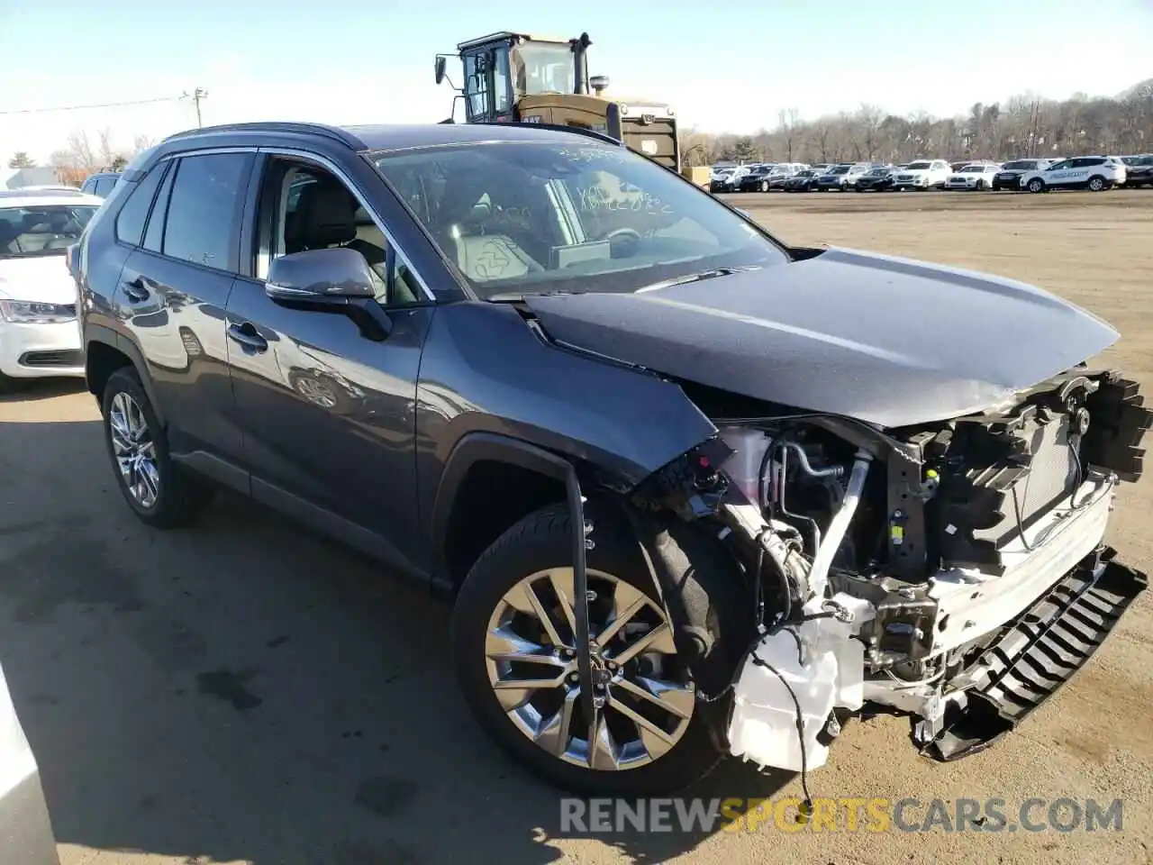 1 Photograph of a damaged car 2T3A1RFVXMW246080 TOYOTA RAV4 2021