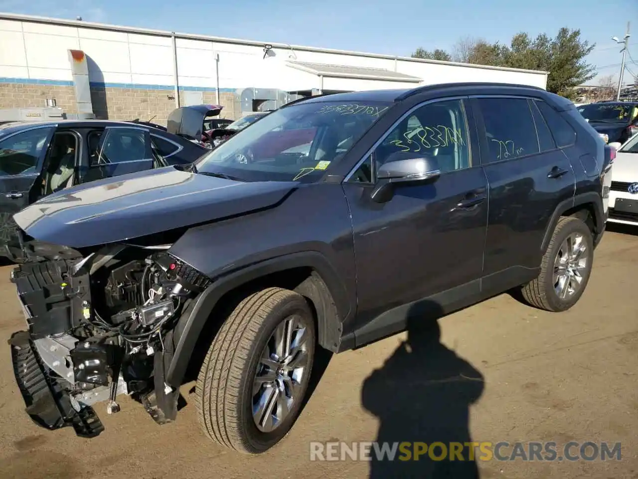 2 Photograph of a damaged car 2T3A1RFVXMW246080 TOYOTA RAV4 2021