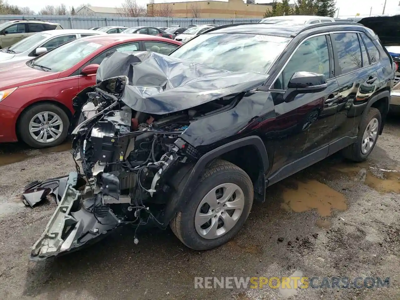 2 Photograph of a damaged car 2T3B1RFV3MC186651 TOYOTA RAV4 2021