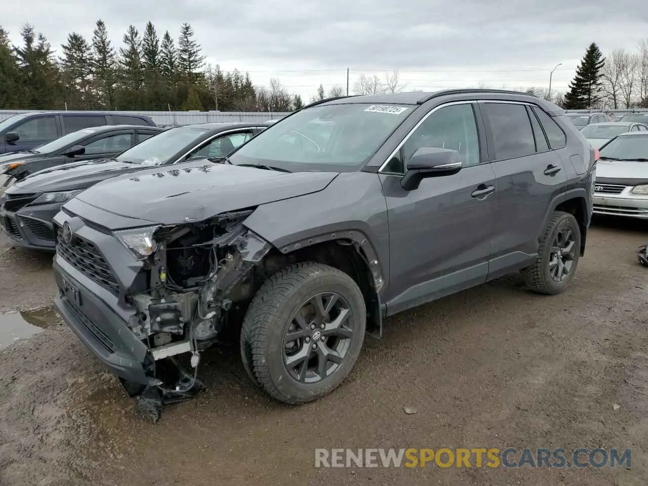 1 Photograph of a damaged car 2T3B1RFV6MC231582 TOYOTA RAV4 2021