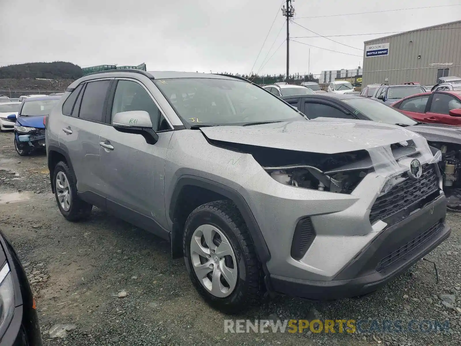 1 Photograph of a damaged car 2T3B1RFV8MC141835 TOYOTA RAV4 2021