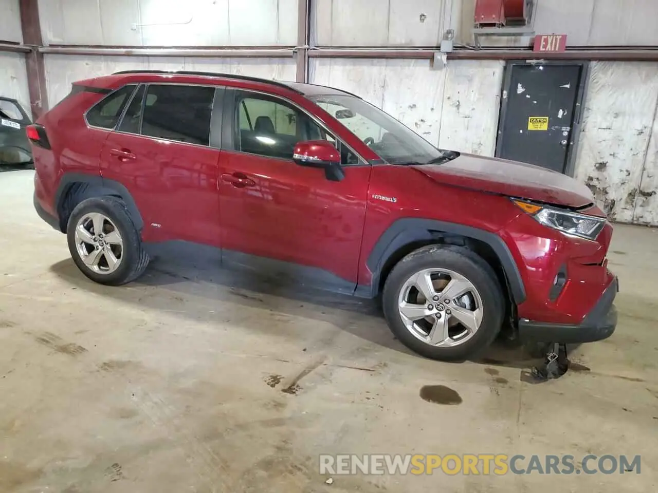 4 Photograph of a damaged car 2T3B6RFV0MW016618 TOYOTA RAV4 2021