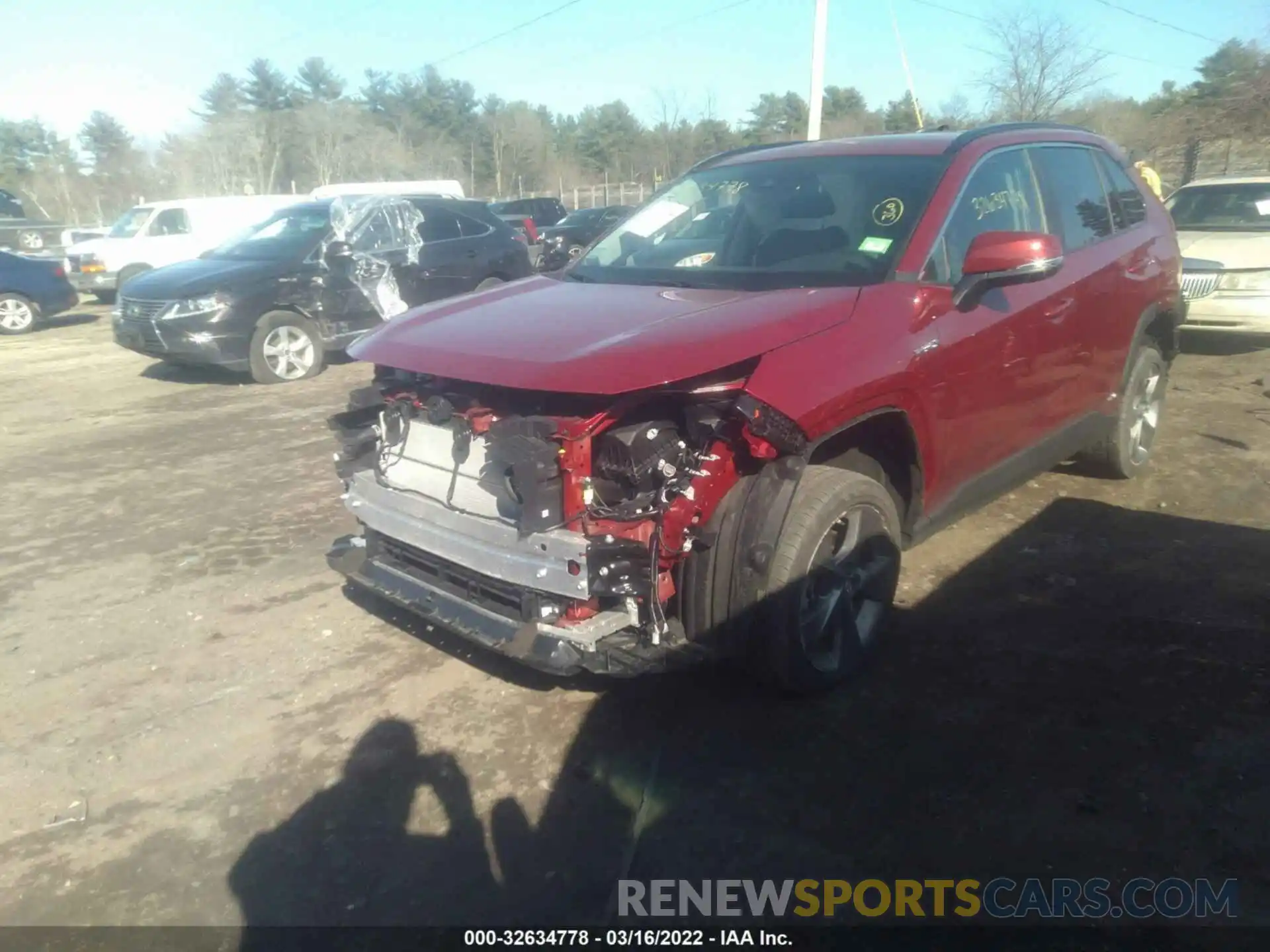 2 Photograph of a damaged car 2T3B6RFV1MW028910 TOYOTA RAV4 2021